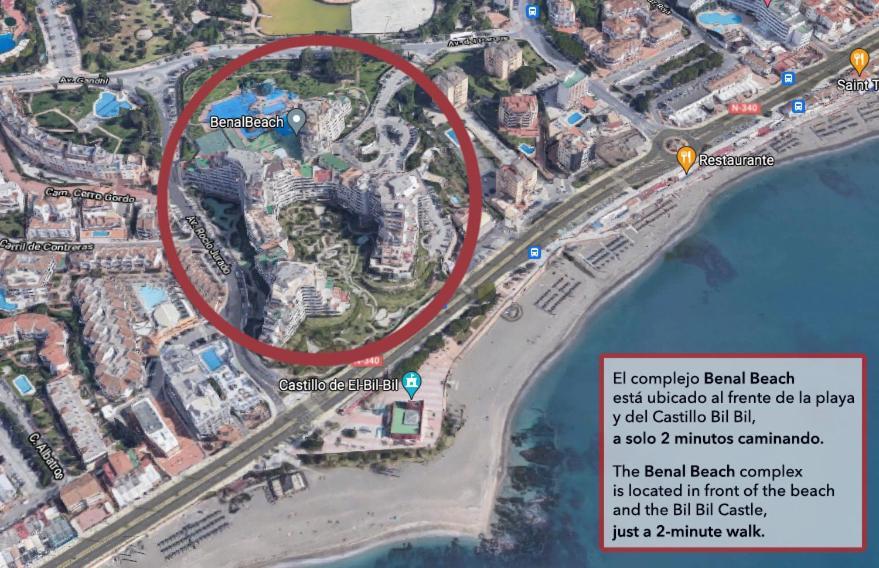 Benal Beach Suite, Parque Acuatico Y Vistas Al Mar Benalmádena Εξωτερικό φωτογραφία